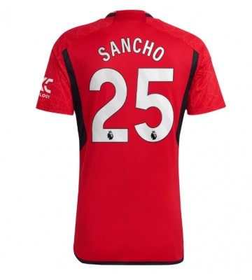 Manchester United Jadon Sancho #25 Replika Hjemmebanetrøje 2023-24 Kortærmet
